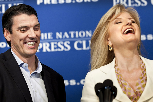 Le duo infernal Tim Armstrong / Arianna Huffington