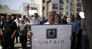 Uber-drivers-protest