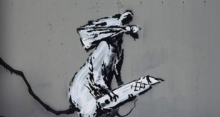 Banksy-Paris-Beaubourg-Centre-Pompidou