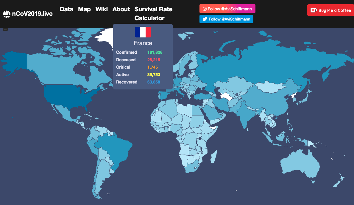open-data-avi-schiffmann-covid-coronavirus